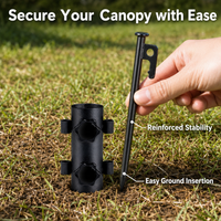 tent pole holder