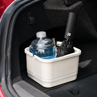 Large Car Trash Can for Families, Foldable Car Trash Can, Space-Saving Waste Container for Trunk, Mobile Trash Can with Bag Holder
