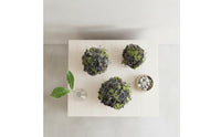 3 Pieces Artificial Volcanic Geological Spheres Looking Fake Nature-Textured Decorative Sphere Balls with Branches Realistic Artificial Moss Ball