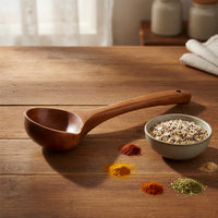 Wooden Soup Ladle Wood Soup Ladle Deep Bowl Spoons for Home Cooks, Chefs, Kitchen, Restaurant