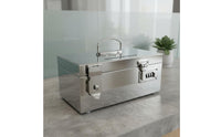 Stainless Steel Money Box with Code Lock, Kids Coin Bank, Metal Handheld