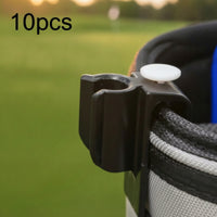 10 Pieces Secure Golf Club Clip Sturdy Golf Club Holder Lightweight Safeguarding for Golfers