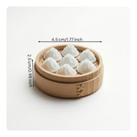 Dumpling Holder Decorative Steamer Basket Holder Round Layered for Refrigerator