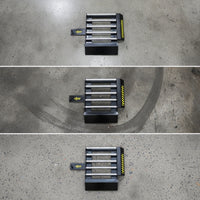 Tire Rolling Board Heavy-Duty Tire Roller with Metal Body Compact Tool for Mechanics