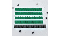 5 Pieces Replacement Keyboard Conductive Rubber Strip Flexible Keyboard Silicone Strip Flat Backing Electronic Instrument Part Compatible