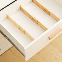 Adjustable Drawer Divider Customizable Bamboo Drawer Divider Space-Saving
