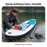Inflatable Stand-up Paddleboard Board Set Camera Mount Ready Stand-up Paddleboard Kayak Versatile Inflatable Upright Paddle