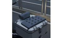 Soft and Comfortable Motorcycle Top Box Backrest Easy Installation Self Top Case Cushion Waterproof for Long-Distance Riding