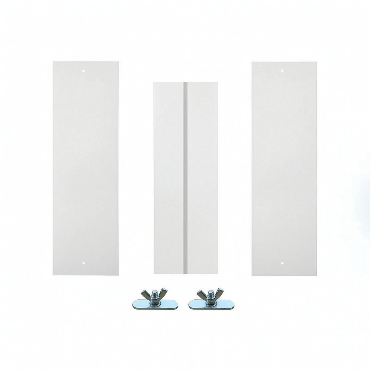 3 Pieces Extending Window Panel barrier Panel Adjustable Portable Air Conditioner Window Vent Kit Secure Hardware for Rentals