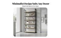 Multi-Tier Metal Storage Shelf Heavy Duty Commercial Goods Display Stand Sturdy Structure Modular Iron Frame Shelving for Renters, Supermarket, Garage