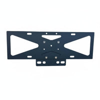 Sturdy Spare Tire License Plate Bracket Heavy Duty Metal Rear Tire License Bracket Easy Install Tailgate Spare Wheel Plate Holder No Drilling for Trail Driving