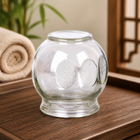 Traditional Fire Glass Cupping Set, Clear Cupping Glass, 1 Piece, for TCM, Muscle Relief & Relaxation