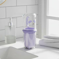3 in 1 Wash Cup Storage Box Travel Toothbrush Cup Waterproof for Dorm