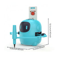 Educational Drawing Robot with Cards Rechargeable Drawing Machine with Cards Interactive Learning Robot Compact for Classroom