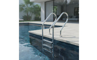 Ladder with Handrail Anti-Slip Stainless Steel Pool Ladder Resistant