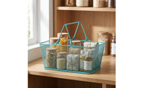 Metal Wire Shopping Basket Compact Wire Shopping Basket Heavy-Duty for Countertop Organization