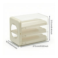 Egg Dispenser with Rolling Trays Clear Tray Food-Grade for Kitchen