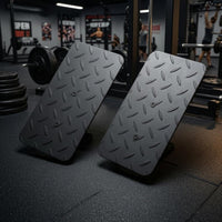 Back Support Machine Foot Pedals  Raised Foot Pedals Black Workout Gear