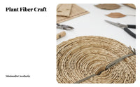 Handmade Palm Frond Braid Long-Lasting Straw Hat Braid Natural Grass Weaving Strip for Artisan S, Artisans, DIY Enthusiasts, Home Decoration
