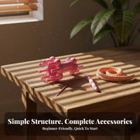 3 Pieces Bracelet Weaving Tool Easy to Use Double Headed Yarn Crafting Tool Spool Loom 2 Sizes Knitting Tool Includes