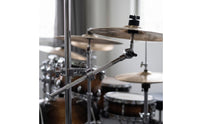 Chrome-Plated Cymbal Arm with Clamp Heavy Duty Drum Extension Arm Non-Slip Cymbal Mounting Bracket Space-Saving for Home Practice