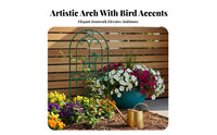 Weather Resistant Climbing Plant Trellis Heavy-Duty Metal Climbing Plant Trellis Easy to Install Freestanding Garden Fence Multi-Functional for Yard, Patio, Balcony