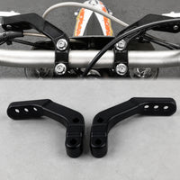 Aluminum Alloy Motorcycle Handlebar Mounting Bracket Exact Fitment Handlebar Guard Mount Bracket Die-Cast Handlebar Guard Mount Kit Easy Installation for Riders