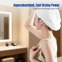 Hair Drying Cap, Thick Non-Woven, Super Absorbent, Quick Dry, Travel Hotel Use