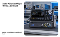 14-Bit Resolution Arbitrary Waveform Waveform Generator 200MSa/s Sampling twoChannel Waveform Generator Keypad and Knob Control Electronic Test Equipment Frequency Counter