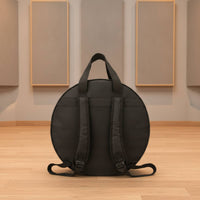 Padded Drum Backpack Round Drum Bag with Shoulder Straps Hands-Hands-Free Case Safeguarding for Drummers, Gigs, Rehearsals