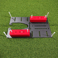 Putt Precision Lane Mat Stroke Path Practice Putting Training Sports Gear for Golfers, Beginners
