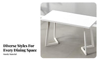 Square Table with 4 Chairs Complete Set Commercial Furniture sturdy Construction Dining Group for Cafe Proprietors, Homeowners, Milk Tea Shops, Cafes