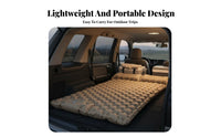 Lightweight Foot Pump Sleeping Mat Quick Inflation Portable Camping Bed Compact Camping Air Mattress with Pillow Long-Lasting for Campers, Outdoor Enthusiasts, Travelers, Car Travel, Hiking, Beach, Home