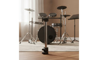 Chrome-Finished Cymbal Stand without Rod Cylindrical Cymbal Holder Stable Mount Sturdy for Rehearsal Space, Recording Studio