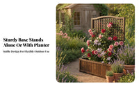 Weather-Resistant Expandable Lattice Trellis Decorative divider Plant assistance Easy Installation Privacy Screen and complimentarystanding for Gardeners, property owners, Balcony, Patio, Yard, Backyard