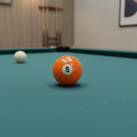 16 Pieces Standard Size 44 Mm Billiard Ball Set Long-Lasting 16 Ball Billiard Set Easy to Read Numbers Regulation Pool Balls for Adults, Home Entertainment