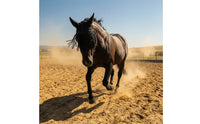 Breathable Horse Face Mask with Fringe Lightweight Horse Fly Mask with Ears Cool Tack Protection for Turnout