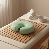 Pressure Relief Massage Face Cushion Curved Fit Massage Face Pillow Easy to Clean Prone Pillow Memory Foam for Spa