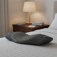 Pain Relief Waist Massage Cushion Heat Treatment Massage Pillow Adjustable Intensity Back Massager Cushion for Parents, Bedroom