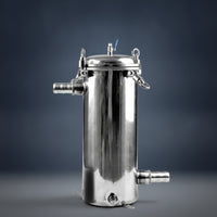 Stainless Steel Fuel Filter Housing Heavy Duty Oil Water Separator Inline