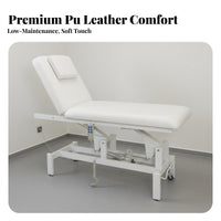Multi-Purpose Electric Beauty Bed Twin Actuator Adjustable Bed Heavy Duty Frame Actuator Ized Chair Easy to Clean for Estheticians, Spa Professionals, Lash Technicians, Spas, Medical Clinics, Home Studio