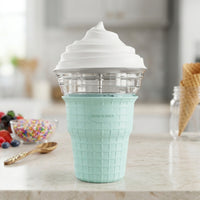Ice Cream Maker Compact Chilled Dessert Maker Countertop for Families