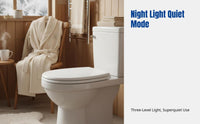 Smart Thermostatic Toilet Seat, PP Board, Waterproof, Quiet, Multiple Sizes, Easy Install, Family Use