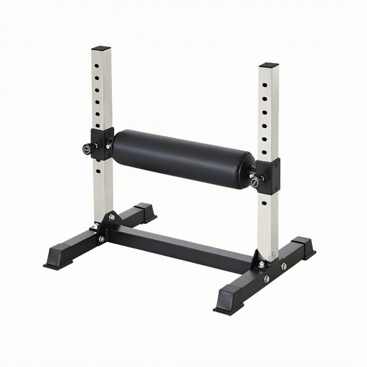 10 Positions Bulgarian Split Squat Rack Stable Base Bulgarian Split Squat Stand Steel Lunge and Glute Bridge Stand Bolted Assembly for Home Gym