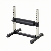 10 Positions Bulgarian Split Squat Rack Stable Base Bulgarian Split Squat Stand Steel Lunge and Glute Bridge Stand Bolted Assembly for Home Gym