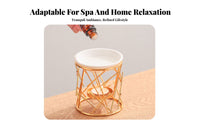 Tealight Oil Burner Decorative Piece Tealight Oil Dispenser Fragrance Dispenser Easy to Clean for Spa, Living Room