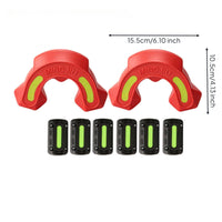 High-Visibility Motorcycle Crash Protector Block Impact-Resistant Scooter Crash Protector Block Secure Anti-Collision Guard with Reflective Inserts Long-Lasting for Motorcyclists, Commuters, Metropolitan Commuting