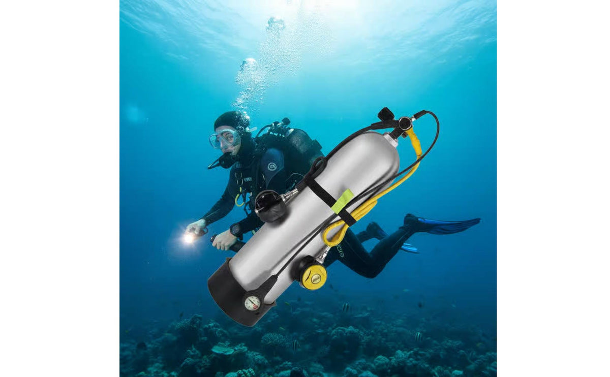 High Elasticity Sidemount Bungee Strap Abrasion Resistant Diving Cylinder Elastic Band Anti-Snag Design Diving Cylinder Strap Lightweight for Pressure-Reduction Dives