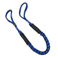 Shock-Absorbing Bungee Dock Line Elastic Bungee Mooring Rope Heavy Duty Dock Line with Foam Sleeves Adjustable for Kayakers