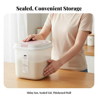 Moisture-Proof Rice Storage Bin Long-Lasting Airtight Rice Container Safe for Pantry